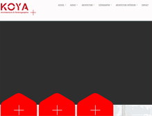 Tablet Screenshot of koya-archi.com